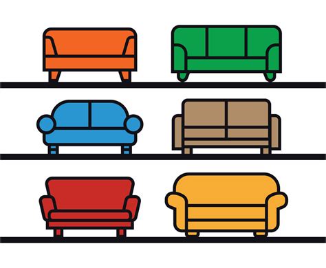 Couch Vector at Vectorified.com | Collection of Couch Vector free for ...