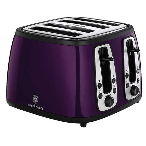 purple toaster | Russell Hobbs Heritage 4 Slice Purple Toaster ...