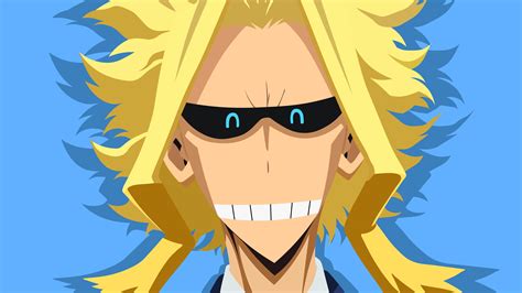 Hey! Here's my flat wallpaper of All Might smiling, I hope it can make your day better ...