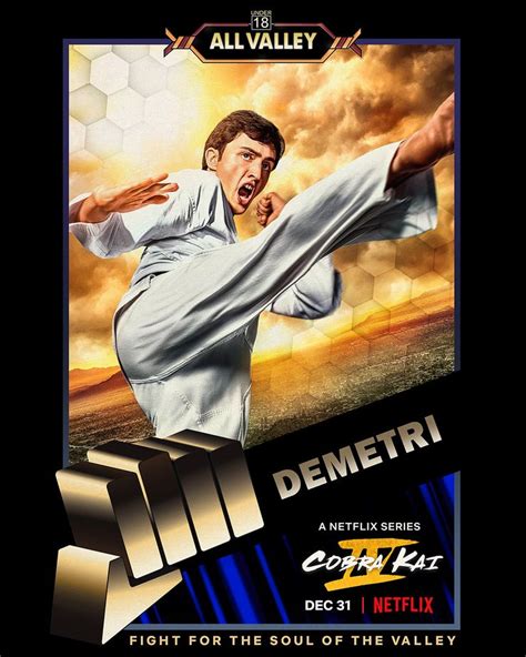 Demetri-Cobra-Kai-character-poster - Joe Mikolay