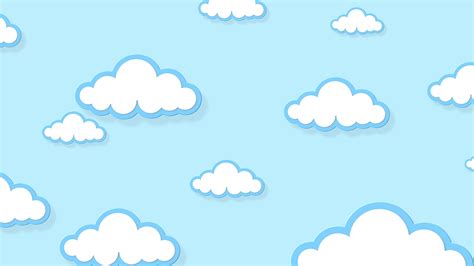 Cartoon Clouds Stock Video Footage for Free Download