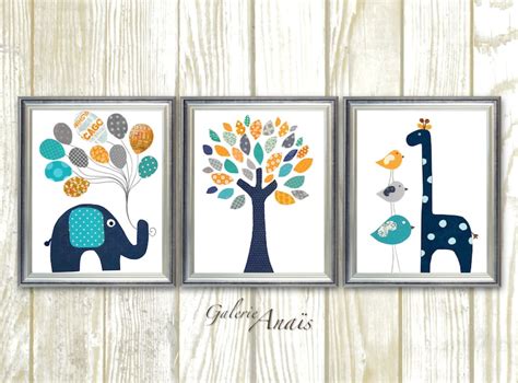 Nursery Wall Art Baby Boy Nursery Decor Kids Room Decor Bird | Etsy