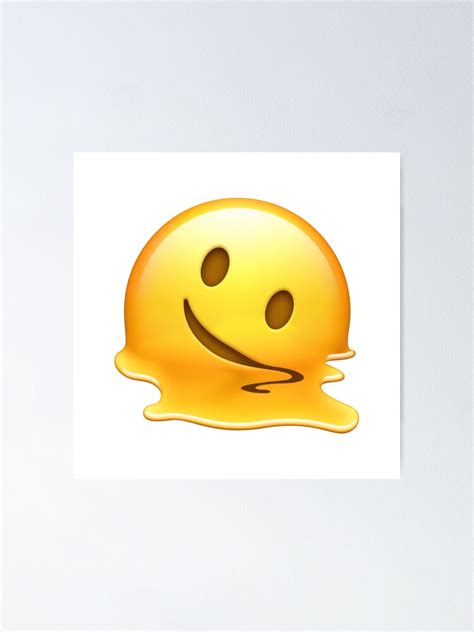 "Melting Face Emoji" Poster for Sale by zulfikangga | Redbubble