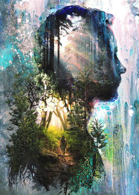 Surreal Nature And Animal Forest Memories Digital Art by Towery Hill ...