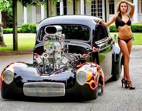 Willys and Girl #ClassicCarsWow | Hot rods cars muscle, Hot rods, Hot rods cars