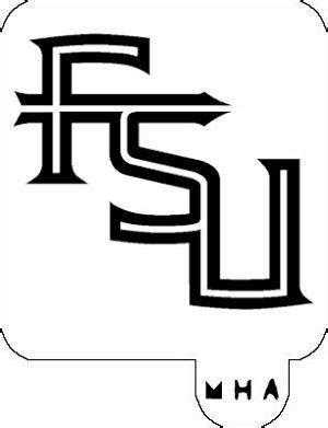 Black and White FSU Logo - LogoDix