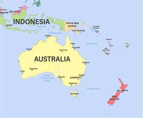 Oceania Countries with their Currencies - GeeksforGeeks