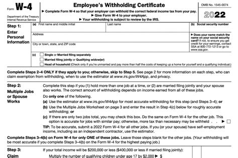 W4 Form 2023 Withholding Adjustment W 4 Forms TaxUni - Fillable Form 2024