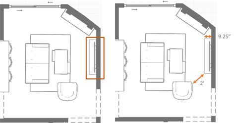 How to Arrange An Awkward 10 x 12 Living Room with a Corner Fireplace and a TV — Michael ...