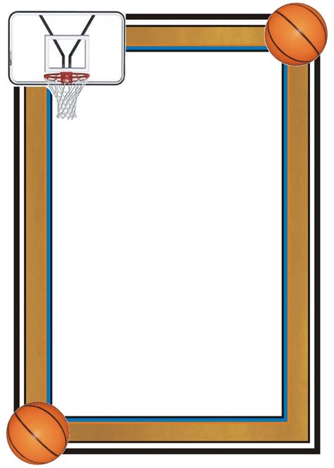 Basketball Borders - ClipArt Best