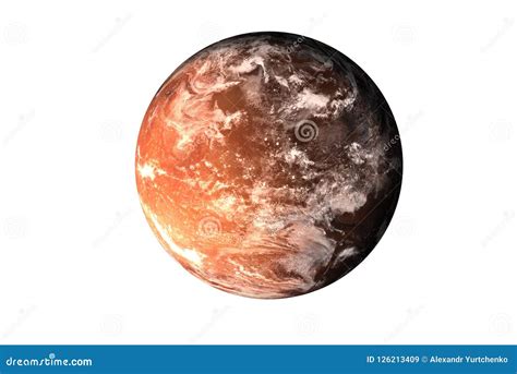 Planet Mars with Atmosphere Stock Image - Image of discovery, exhibition: 126213409