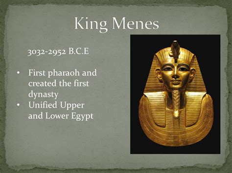 Pharaoh Menes Of Egypt