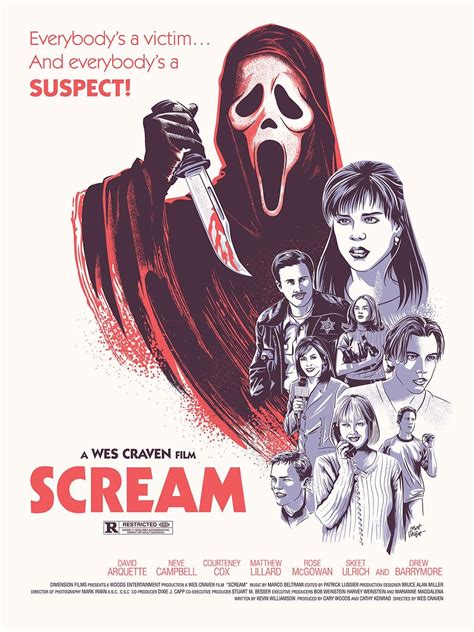 Scream (1996) better than you would think. Good scary movie with some humor. Meta as well ...