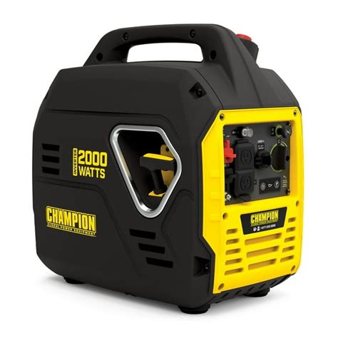 Champion Power Equipment 2000-Watt Ultralight Portable Inverter Generator with USB Ports ...