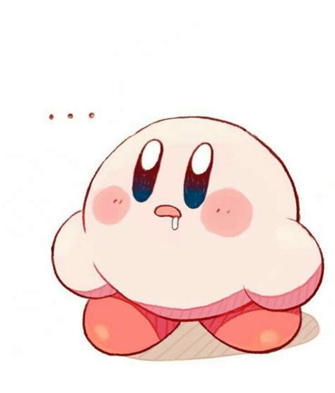 Cute Kirby Cartoon Character