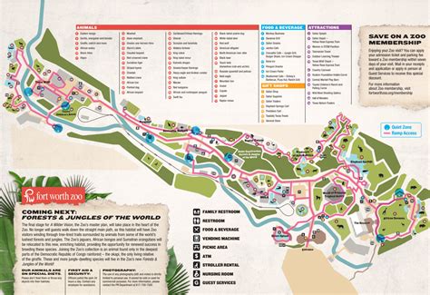 Fort Worth Zoo Map and Brochure (2015 - 2023) | ThemeParkBrochures.net