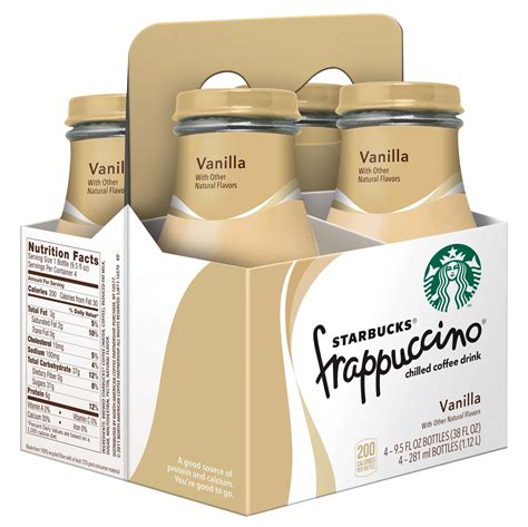 Starbucks Vanilla Frappuccino Coffee Drink 9.5 oz Bottles - Shop Coffee at H-E-B