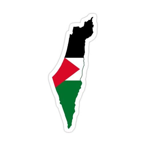 Flag of Palestine Sticker by national-flags in 2021 | Palestine flag ...