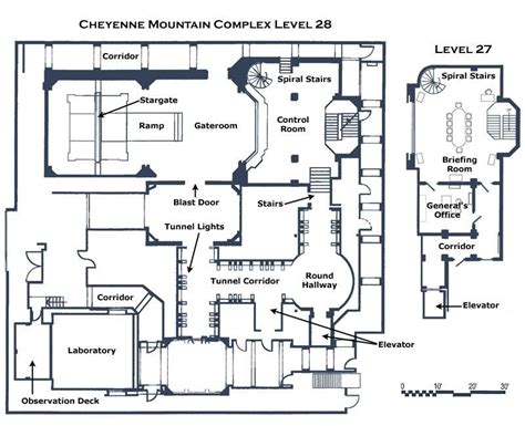 Cheyenne Mountain Complex map : r/Stargate