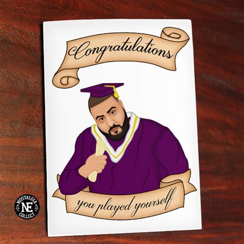 Congratulations You Played Yourself - Funny Hip Hop Graduation Card | Funny graduation cards ...