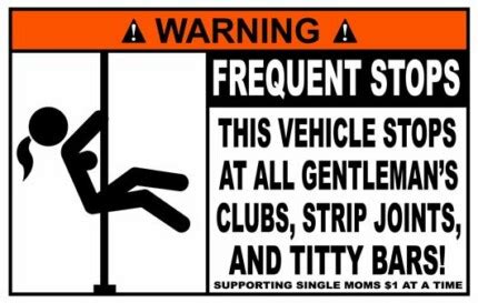 Funny Warning Stickers 01 - Pro Sport Stickers