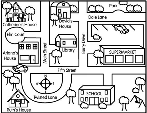 Simple Map Drawing at GetDrawings | Free download