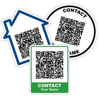 QR Code Stickers & Labels - Custom Code Generator