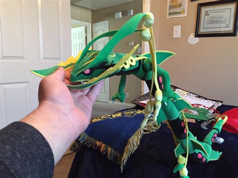 Mega Rayquaza plush by Pikafan09 on DeviantArt