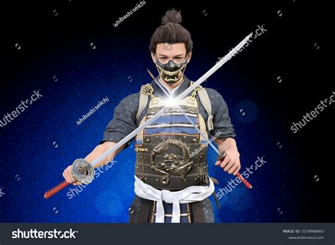 Armed Swordsmen Ready Battle Swords Ready3d Stock Illustration 2239908663 | Shutterstock