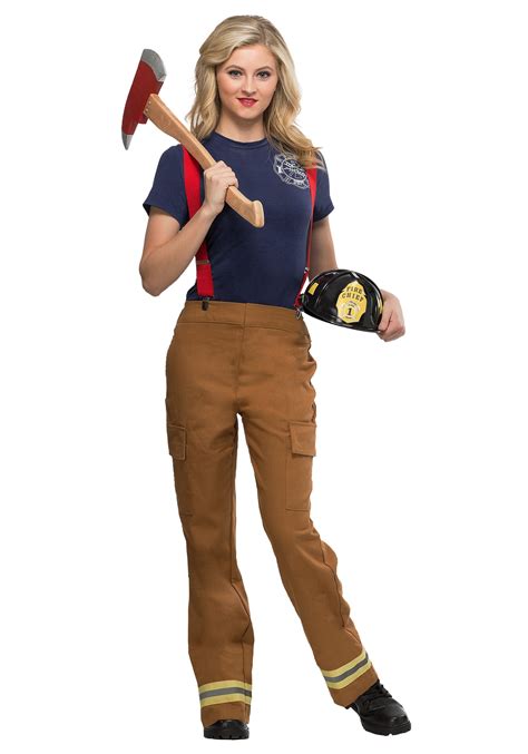 Womens Fire Captain Plus Size Costume - Walmart.com