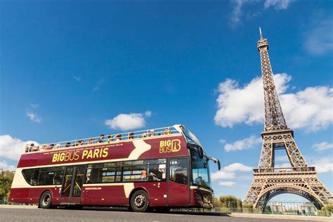 Paris Big Bus Hop-On Hop-Off Tour 2020