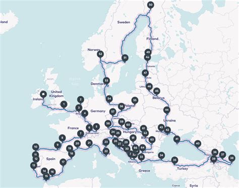 Interactive Europe Map Travel Planner | Besttravels.org