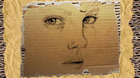 Face On Cardboard by brombeer1247 on DeviantArt