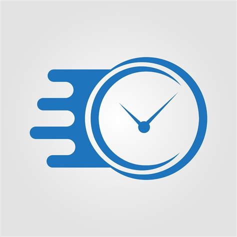 Premium Vector | Time management logo template, Clock Logo.