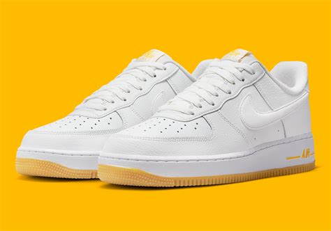 Nike Air Force 1 Low White Yellow Gum DZ4512-100 | SneakerNews.com