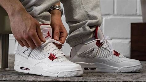 The Air Jordan 4 Retro Metallic Red: A Stylish Sneaker | eBay