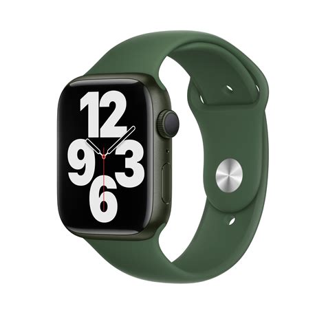 Apple Watch Series 7 GPS, 45mm Green Aluminium Case with Clover Sport Band CPO - King Mac