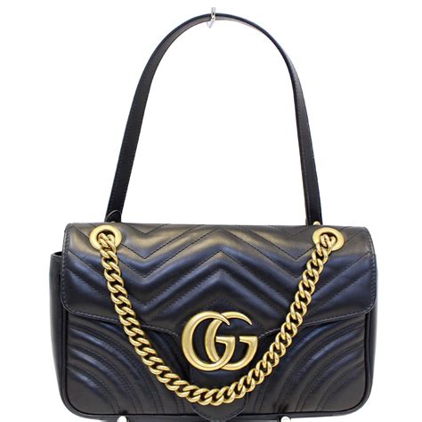 Gucci Marmont Crossbody Bag Blackout | semashow.com