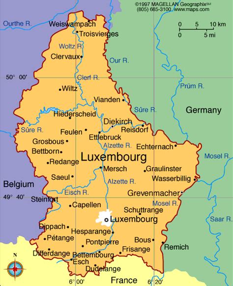 Luxembourg France Map - Share Map