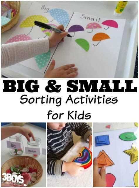 Big and small activities for preschool using cardboard cutouts – Artofit