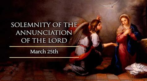 Solemnity of the Annunciation of the Lord