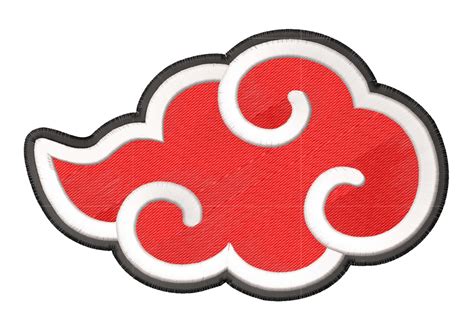 Embroidery Pattern Naruto Akatsuki Cloud - A.G.E Store | patterns