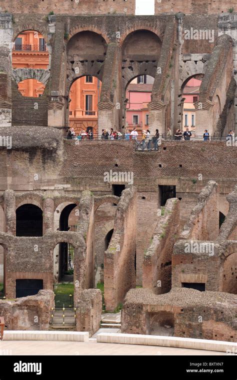 Inside of Coliseum, Rome, Italy Stock Photo - Alamy