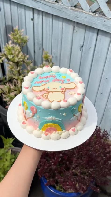 Whimsical cinnamoroll cake | Cute birthday cakes, Birthday cake kids, Pretty birthday cakes