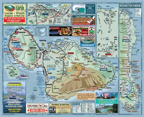 Maui Road Map Printable - Printable Maps