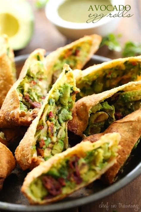 Avocado Egg Rolls - Chef in Training