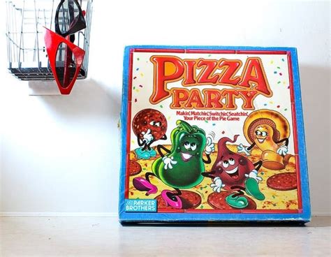 Vintage Pizza Party Game by jackdin on Etsy