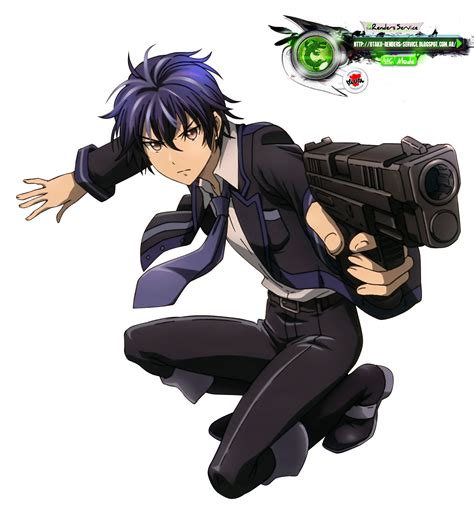 Black Bullet:Satomi Rentarou Kakoii Gunner HD Render | ORS Anime Renders