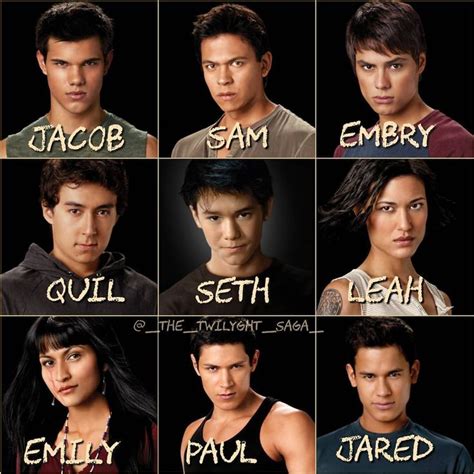 the cast of twilight saga, which includes several actors and their name in different languages