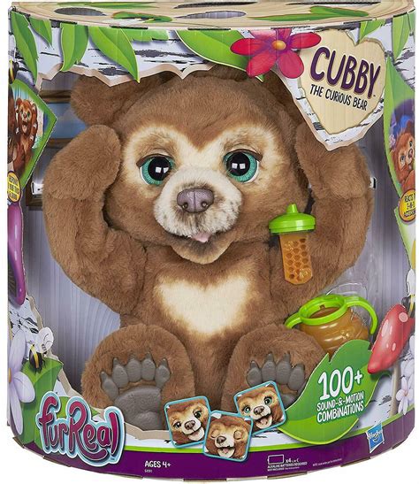 FurReal Cubby, the Curious Teddy Bear Electronic Robot Interactive Pet Plush Toy - FurReal Friends